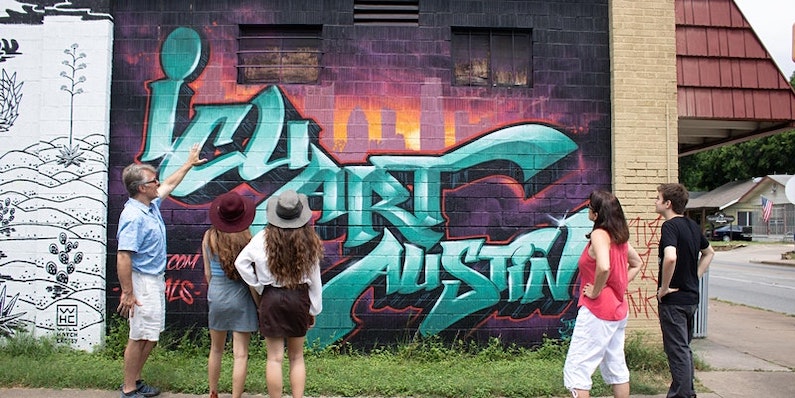 Graffiti Walk in Austin