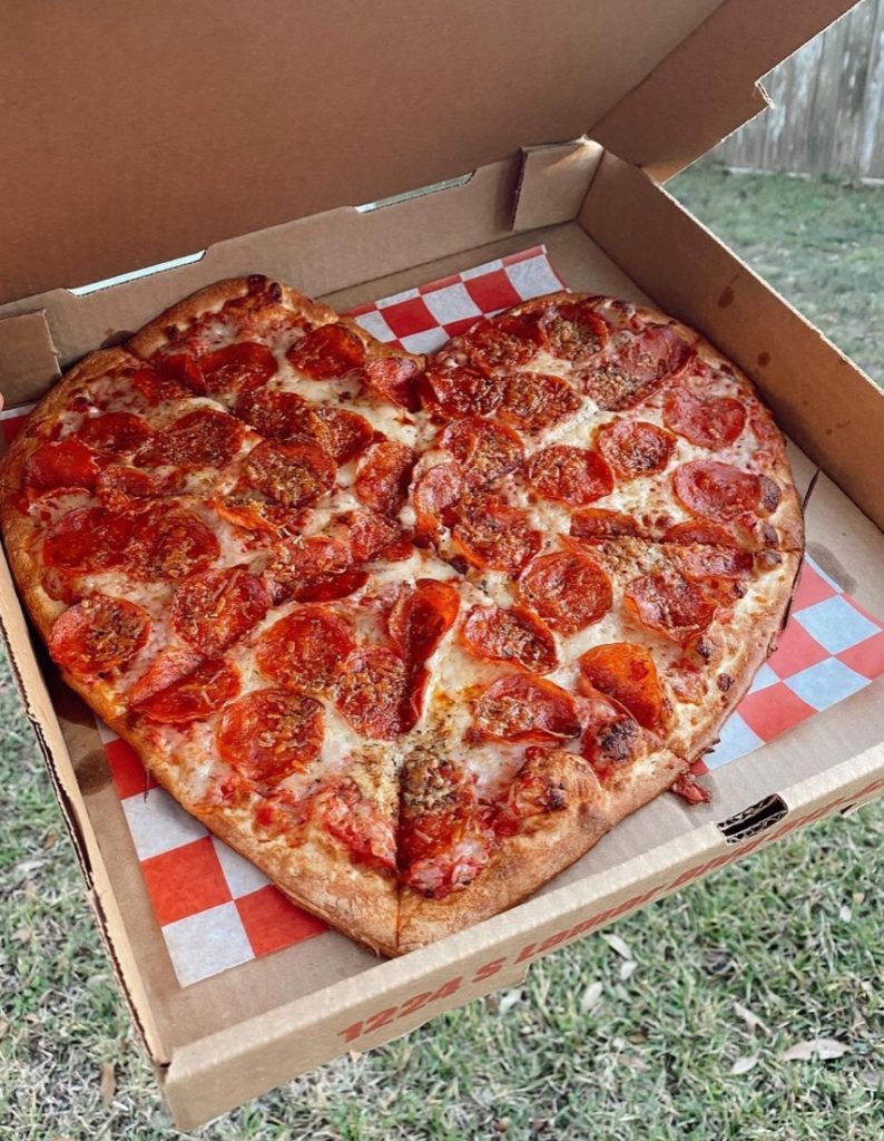 Southside Flying Pizza for Valentine's Day in Austin