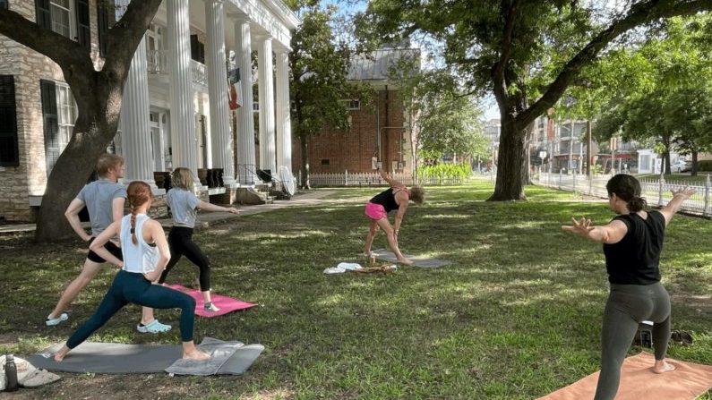 Free Yoga Under The Trees at Neill-Cochran House Museum