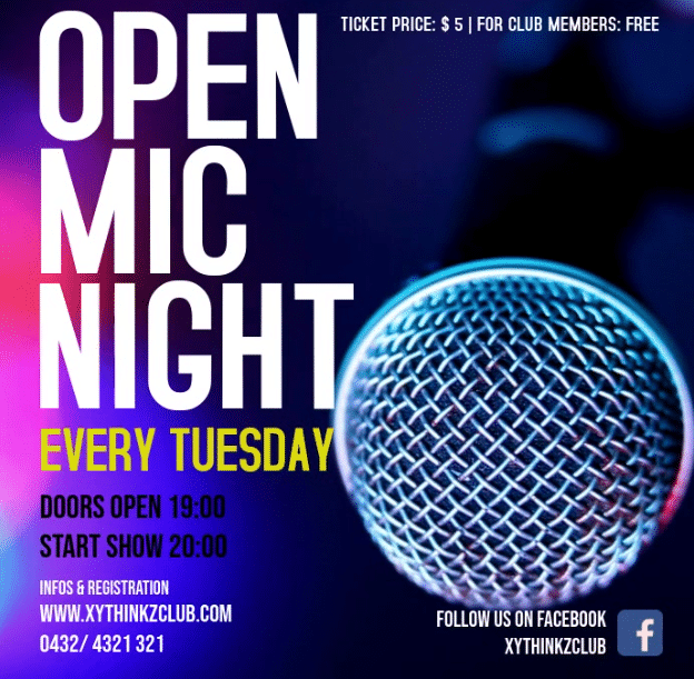 Comedy Showcase and Open Mic