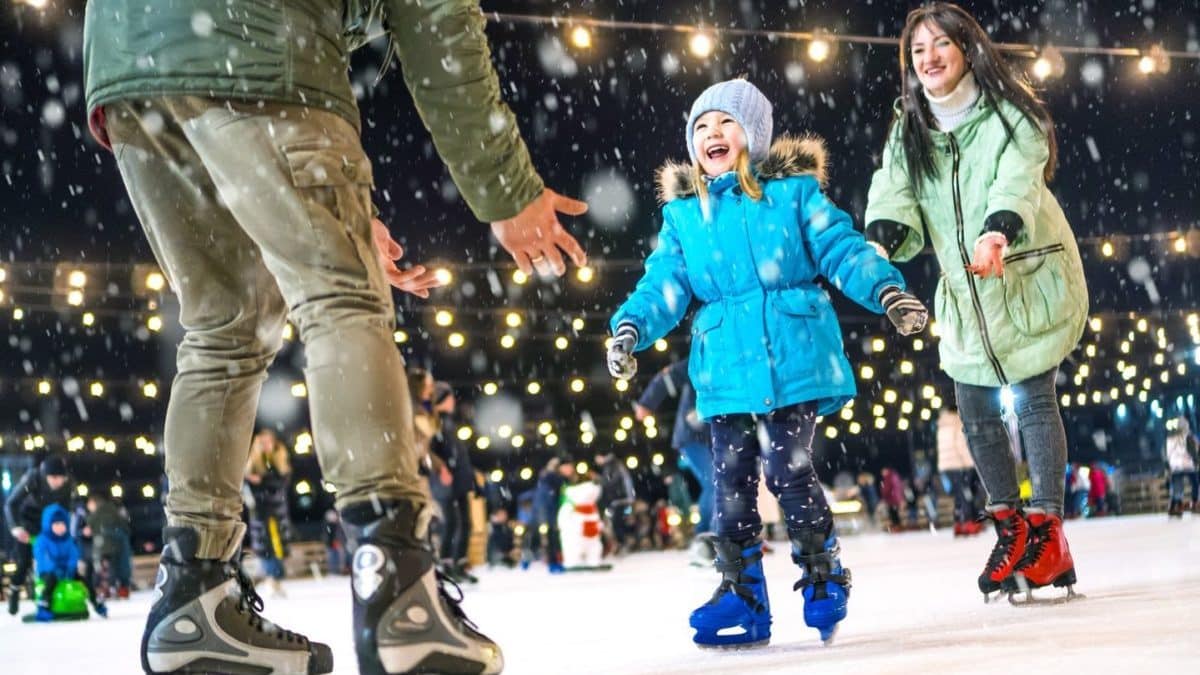 Things to do in Austin with kids this weekend | Hill Country Galleria Ice Rink Grand Opening