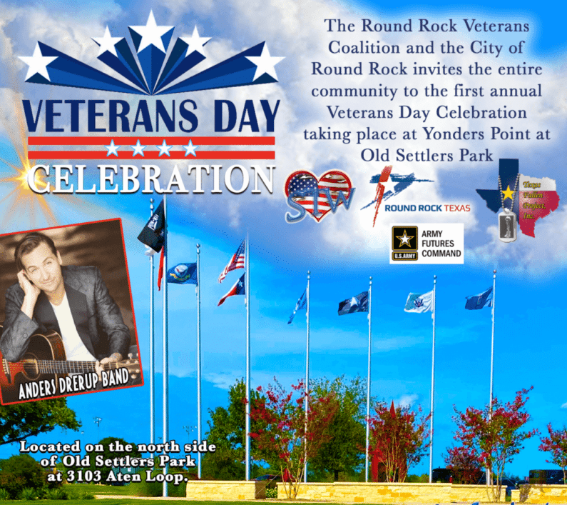Veterans Day Events in Austin 2022 - Veterans Day Celebration Round Rock