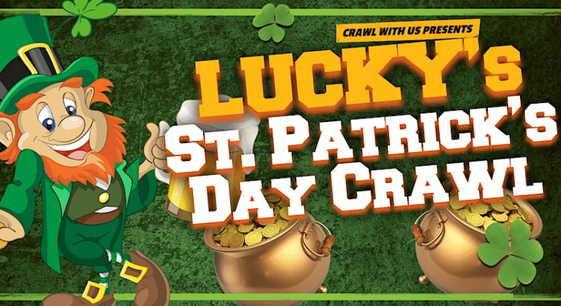 St Patrick's Day Austin - Lucky's St. Patrick's Day Bar Crawl at Parlor & Yard