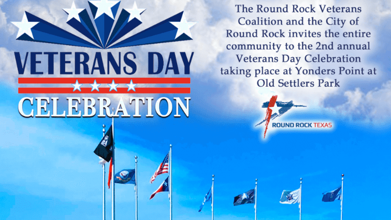 Veterans Day 2023 events in Austin - Veterans Day Celebration - Round Rock Texas