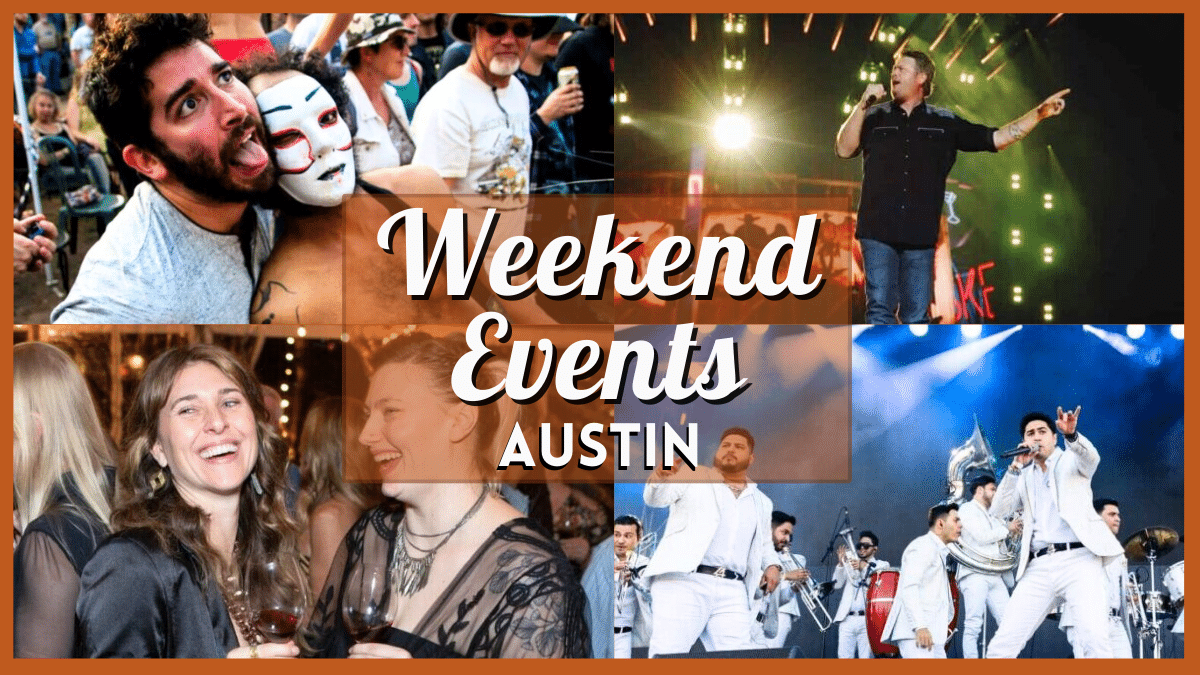 10 Fun Things to do in Austin this weekend of March 1, 2024 include Blake Shelton in Concert, Besame Mucho Festival, and More!