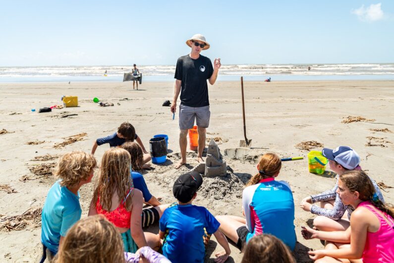 Galveston Labor Day Weekend | Sandcastle Building Lesson in Galveston