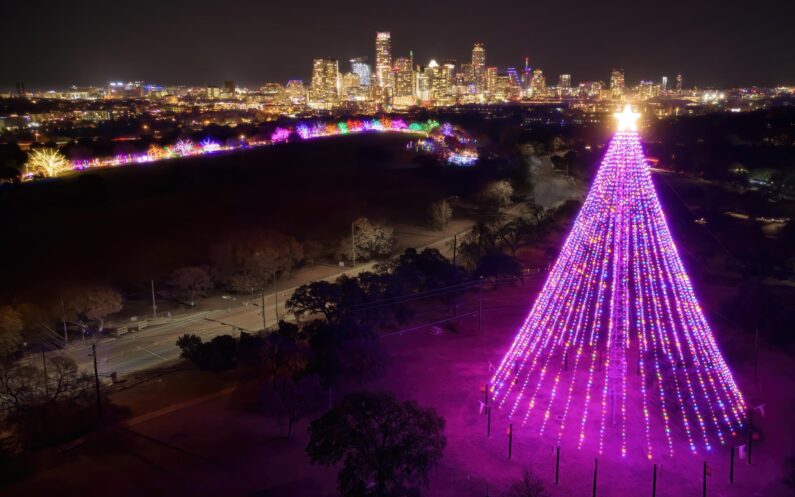 christmas tree lighting austin