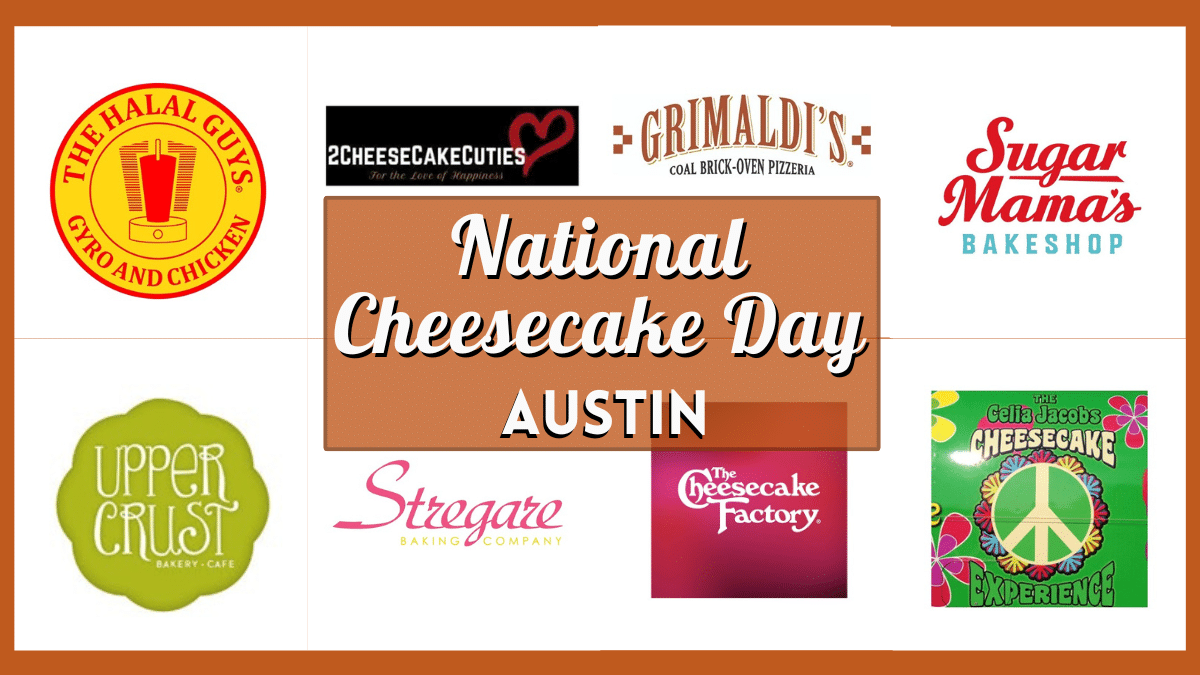 National Cheesecake Day Austin - Collage
