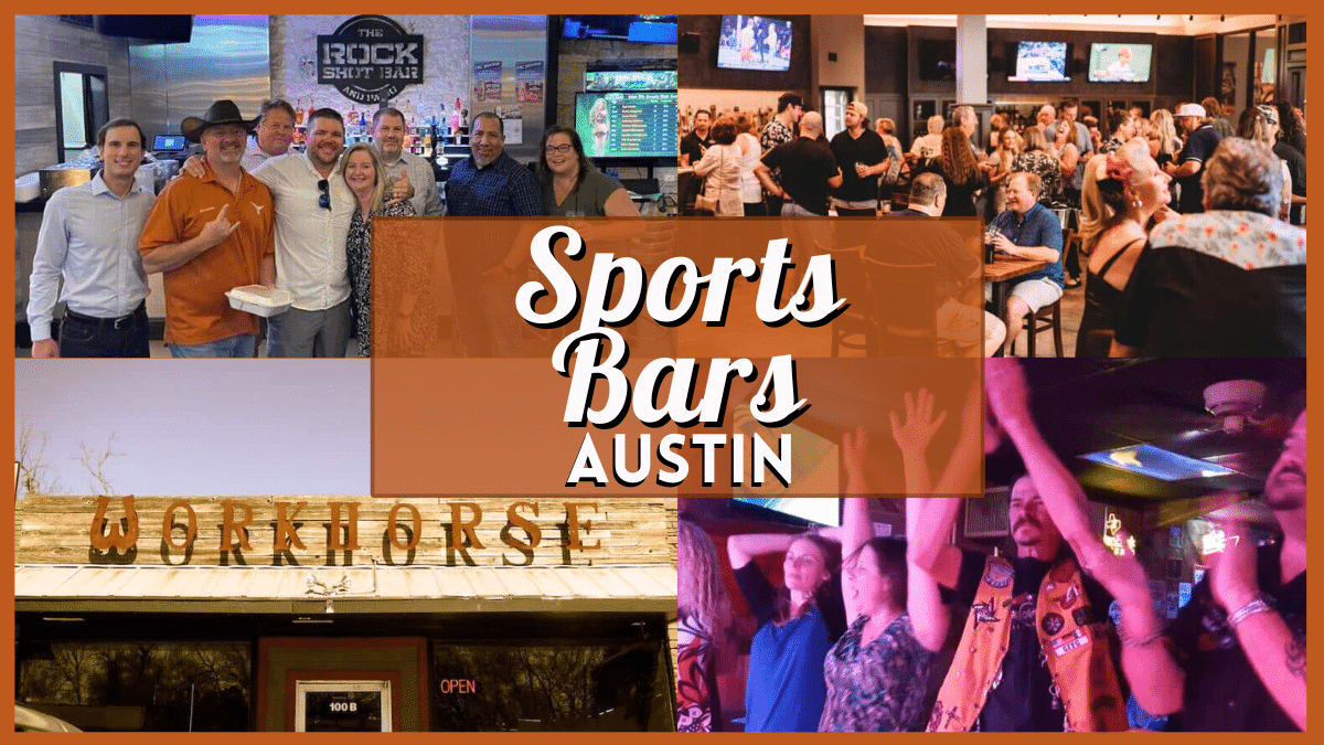 Sports Bars In Austin - Collage