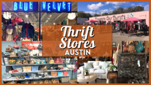 Thrift Stores in Austin - Collage