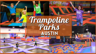 Trampoline Parks in Austin - Collage