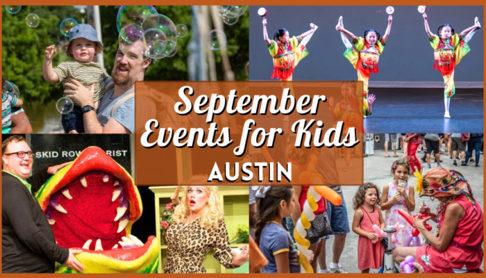 Kids Events in Austin September 2025 - Collage