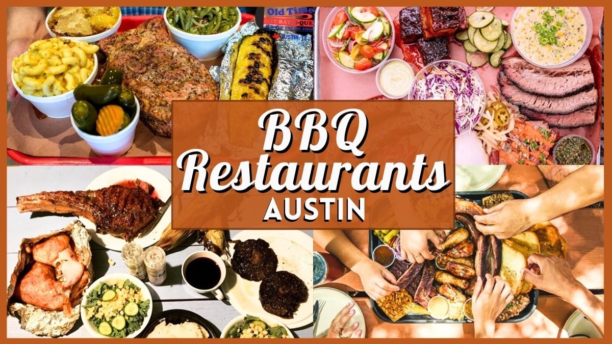 Austin BBQ Restaurants - Collage