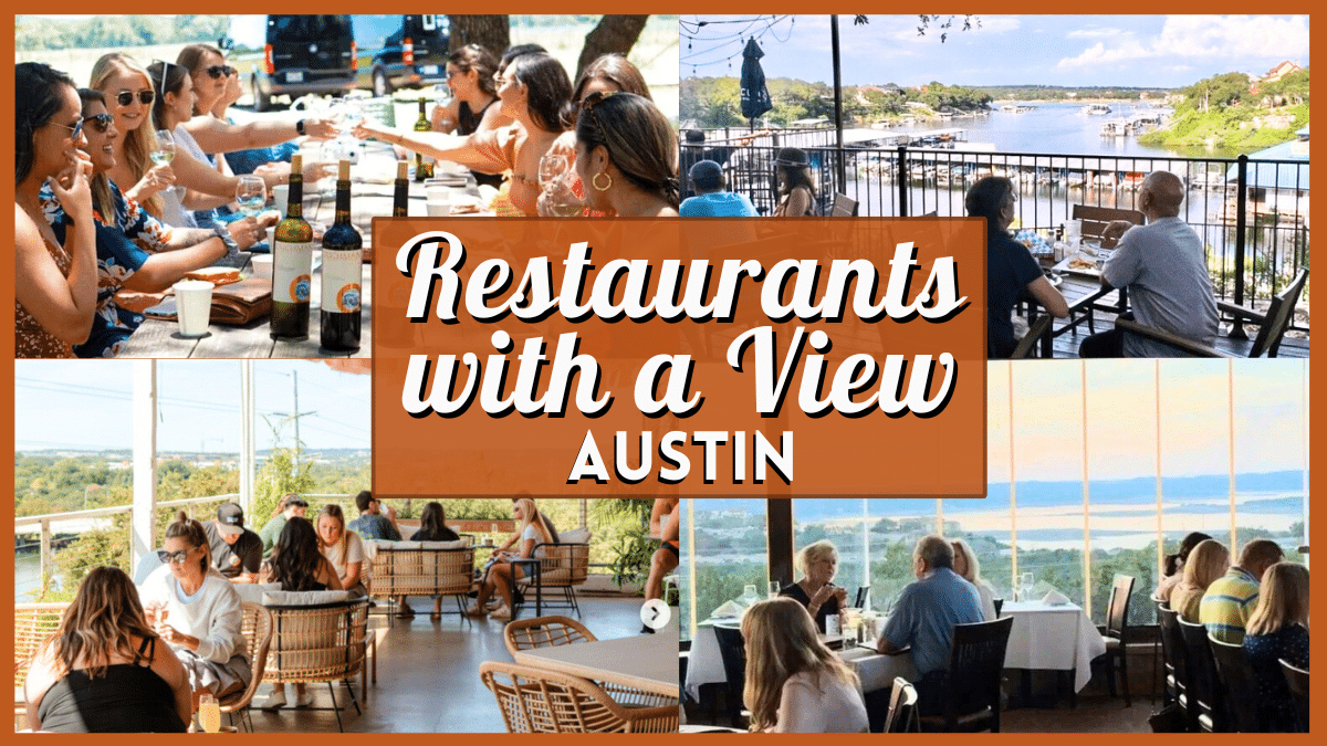 Austin Restaurants with a View - Collage