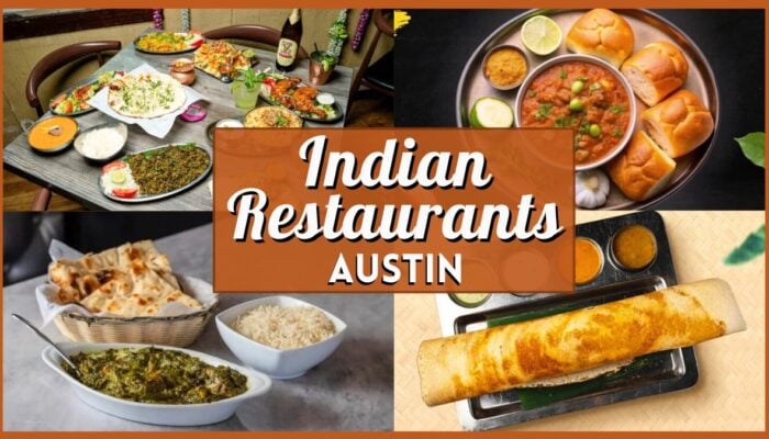 Indian Restaurants Austin - Collage