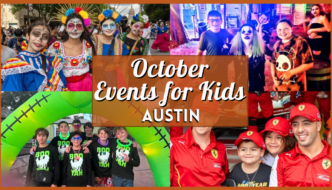 Kids Events in Austin in October 2025 - Collage