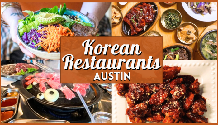 Korean Restaurants in Austin - Collage