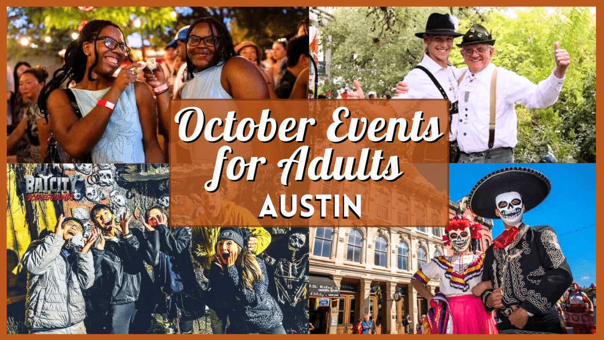 October 2025 Events in Austin for Adults - Collage