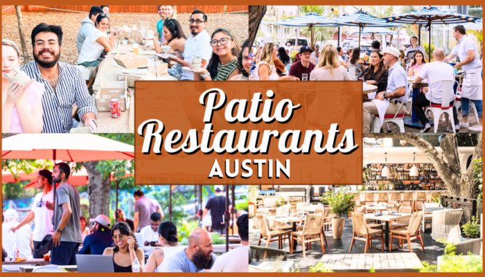 Austin Patio Restaurants - Collage