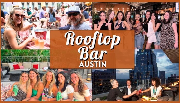 Austin Rooftop Bar - Collage
