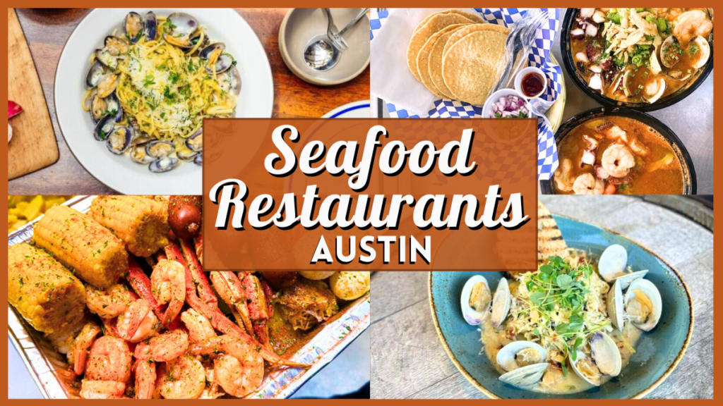 Austin Seafood Restaurants - Collage