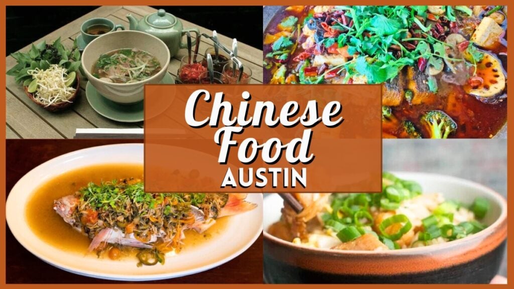 Chinese Food Austin - Collage