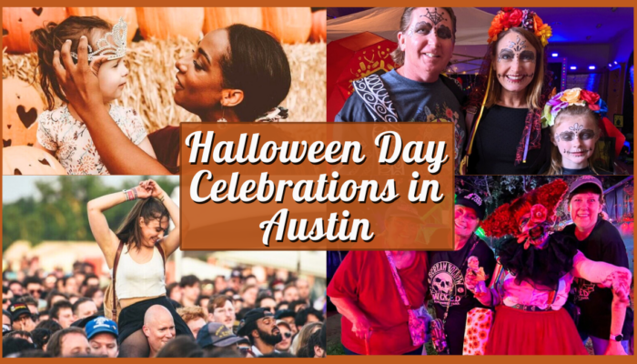 Halloween Day Celebrations in Austin - Collage