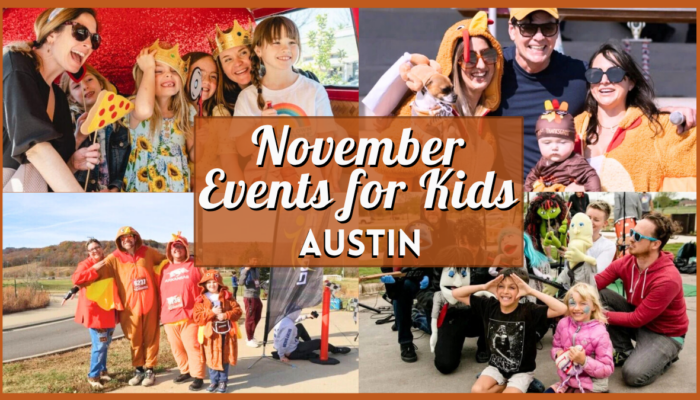 Kids Events in Austin in November 2025 - Collage