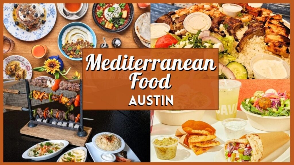Mediterranean Food Austin - Collage