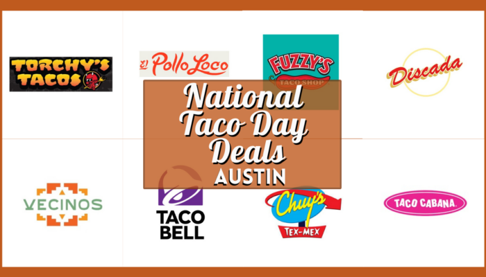 National Taco Day Deals in Austin - Collage