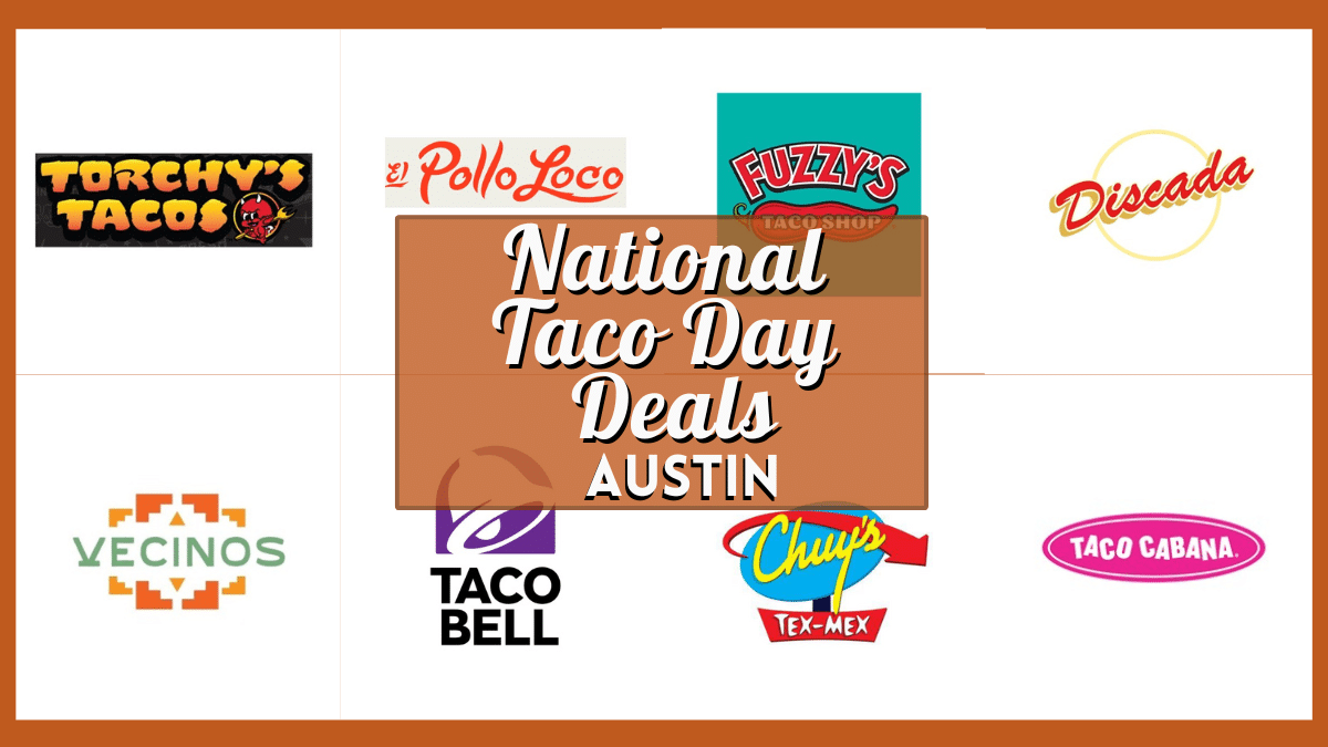 National Taco Day Deals in Austin - Collage
