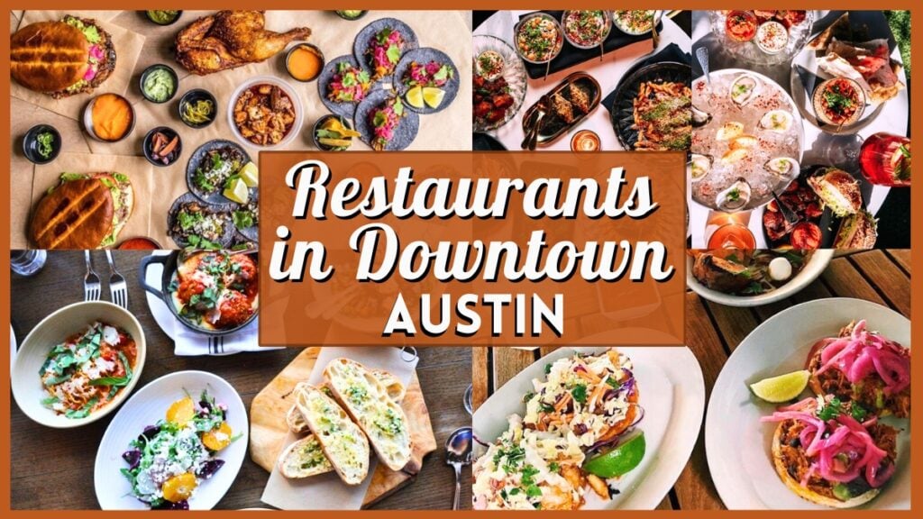 Restaurants In Downtown Austin - Collage