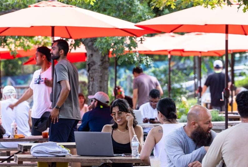 austin patio restaurants - Cosmic Pickle