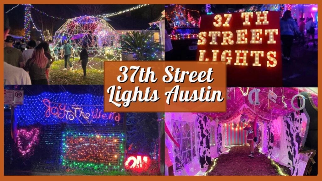 37th Street Lights Austin - Collage