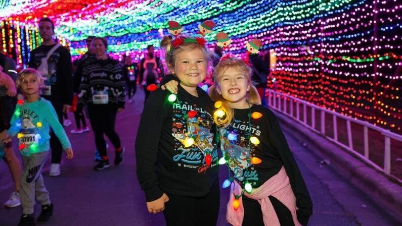 Kids events in Austin in December 2025 - Austin Trail of Lights Fun Run