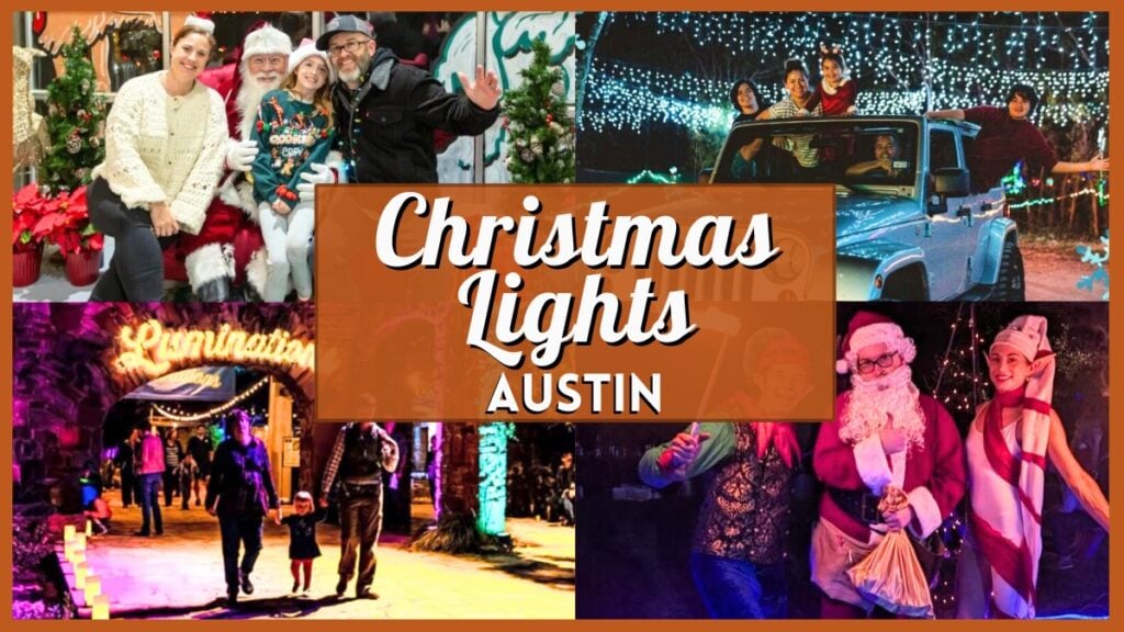 Christmas Lights Austin - Collage