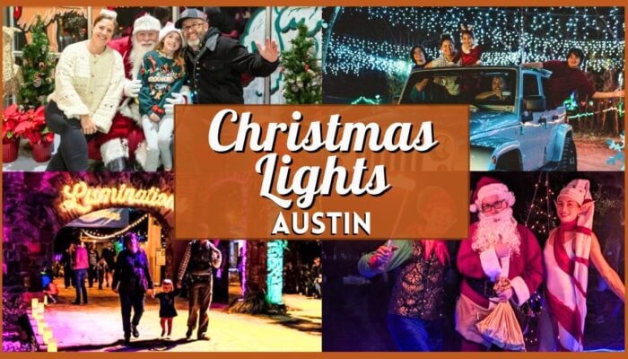Christmas Lights Austin - Collage