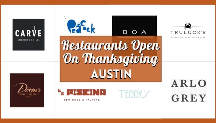 Restaurants Open On Thanksgiving Austin - Collage