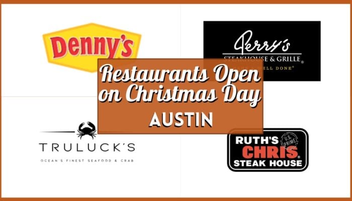 Austin Restaurants Open On Christmas Day - Collage
