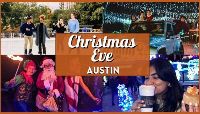 Christmas Eve Austin - Collage