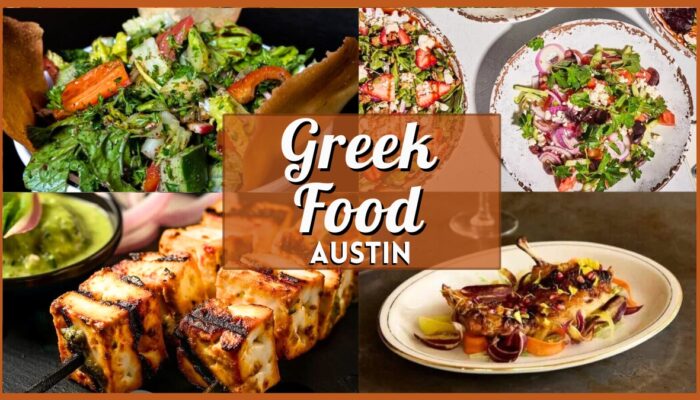 Greek Food Austin - Collage