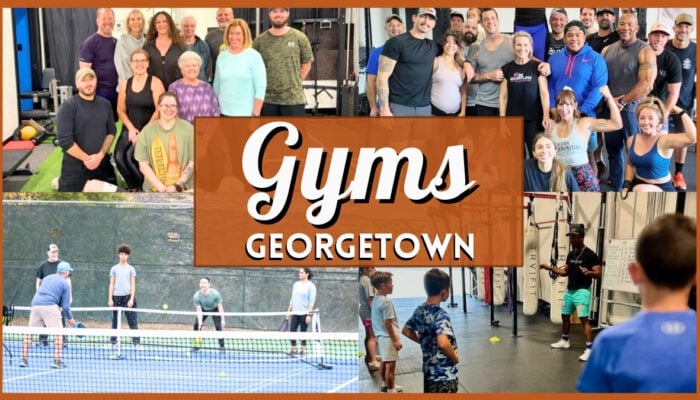 Gyms in Georgetown - Collage