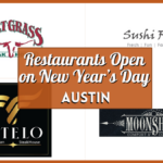 Restaurants open on New Year’s Day in Austin - Collage