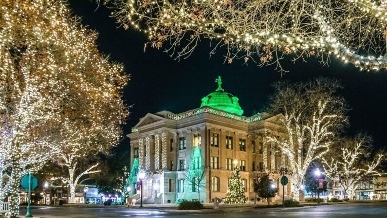 Georgetown Square Holiday Lights