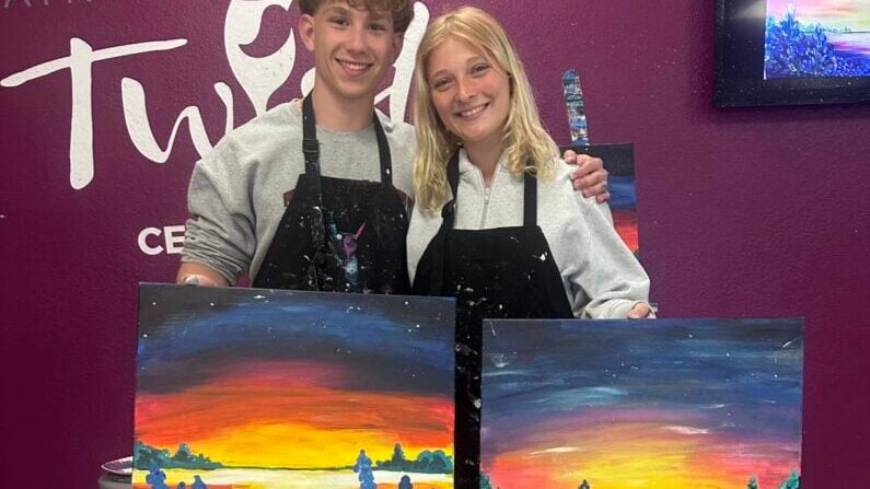 Valentine's Day events Austin - Valentine’s Date - Magical Love Set (Painting with a Twist)