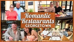 Romantic Restaurants in Georgetown - Collage