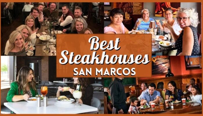 Steakhouses in San Marcos - Collage