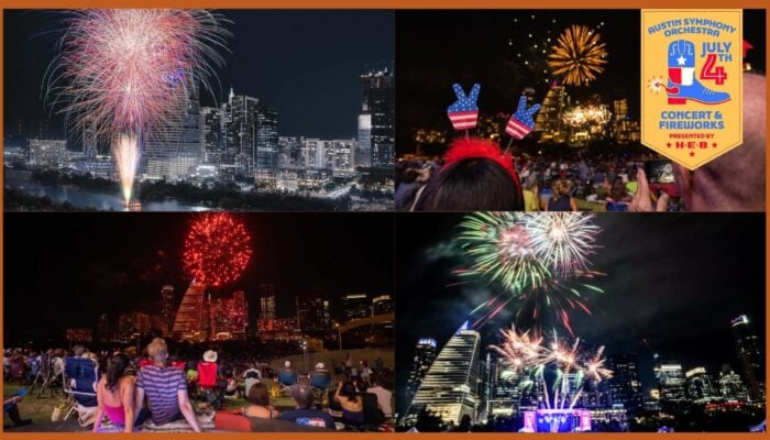 4th of July Fireworks Day 2026 in Austin