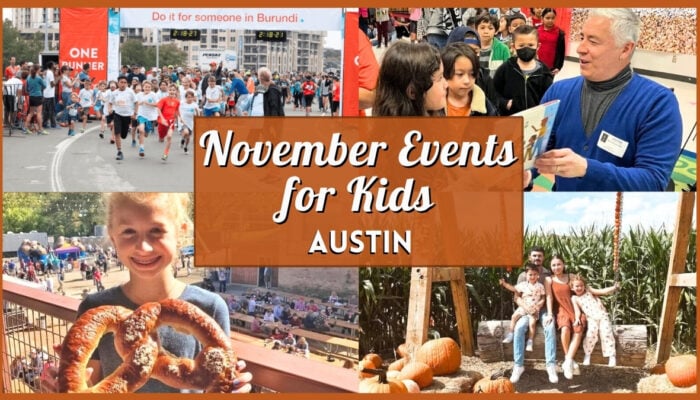 Kids Events in Austin in November 2026